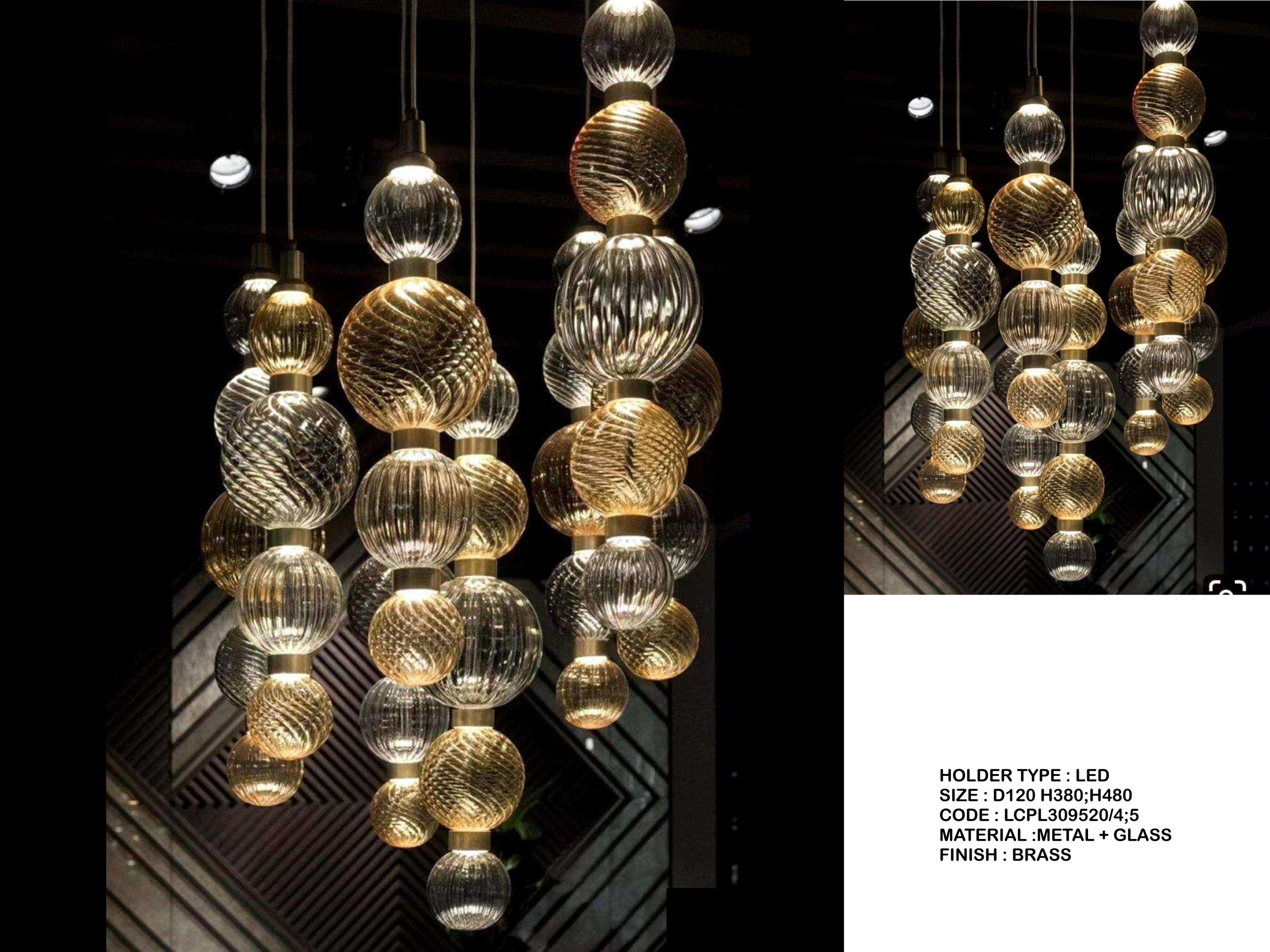 Beyond Lights - Glass Ball Chandelier- LCHL